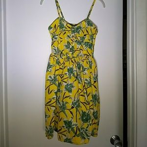 Yellow Bar lll sundress Junior's sz large